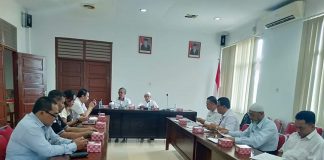 Kunjungan Kementerian Perdagangan Dalam Rangka Evaluasi Daerah Tertib Ukur dan Pasar Tertib Ukur.