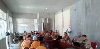 Sosialisasi E-Kinerja oleh BKPSDM Kota Singkawang di Kantor Disdaginkop-UKM Kota Singkawang