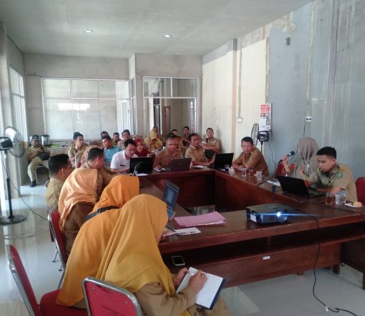 Sosialisasi E-Kinerja oleh BKPSDM Kota Singkawang di Kantor Disdaginkop-UKM Kota Singkawang