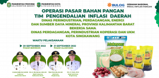 Kegiatan Pasar murah Kota Singkawang Kegiatan Pasar Murah singkawang