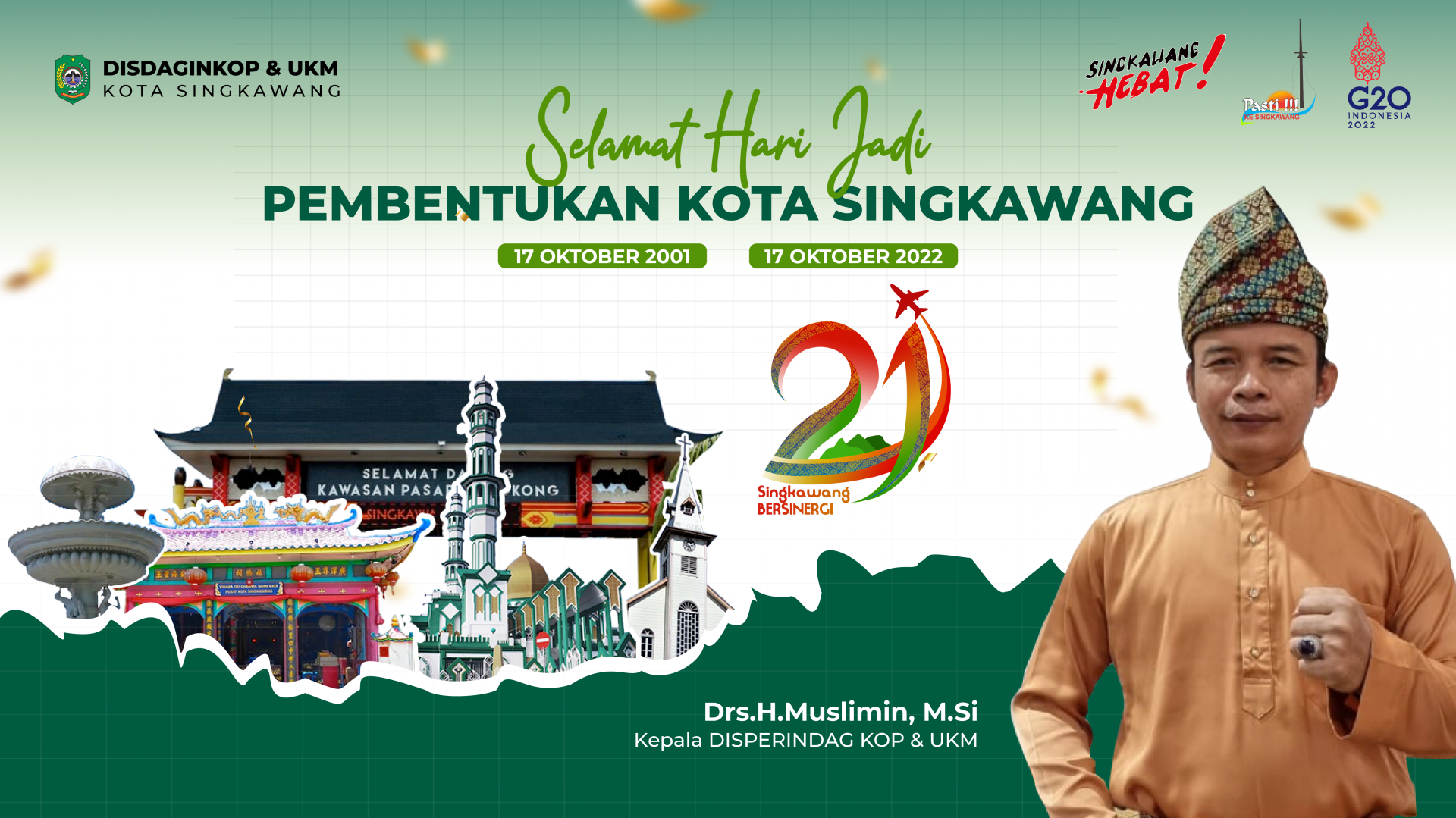 Hari Jadi Pembentukan Kota Singkawang ke-21 | DISPERINDAGKOP & UKM KOTA ...