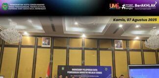 “Workshop Pelaporan Data Perusahaan Industri melalui SIINas” yang diselenggarakan oleh Dinas Perindustrian, Perdagangan, Energi dan Sumber Daya Mineral Provinsi Kalimantan Barat di Hotel Mahkota Singkawang. Kegiatan dibuka secara resmi oleh Kepala Dinas Perdagangan, Perindustrian, Koperasi, dan UKM Kota Singkawang. Kepala Dinas juga menjadi salah satu Narasumber dengan mengisi materi tentang Klasifikasi Industri di Kota Singkawang